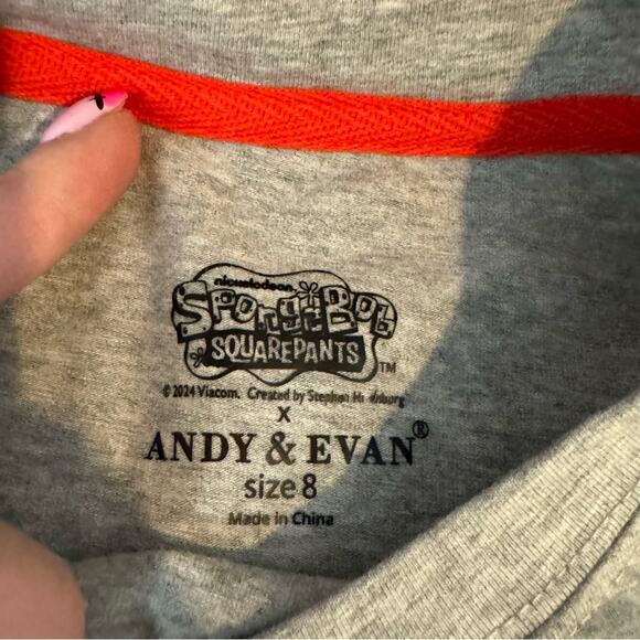 Andy & Evan SpongeBob SquarePants Christmas Long Sleeve Shirt - Picture 2 of 3